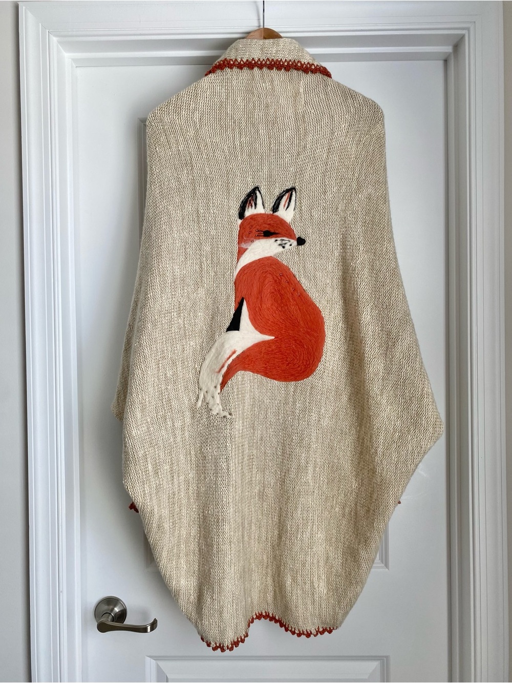 Anthropologie Fox Cardigan Sweater (Size M/L) - Picture 6 of 10